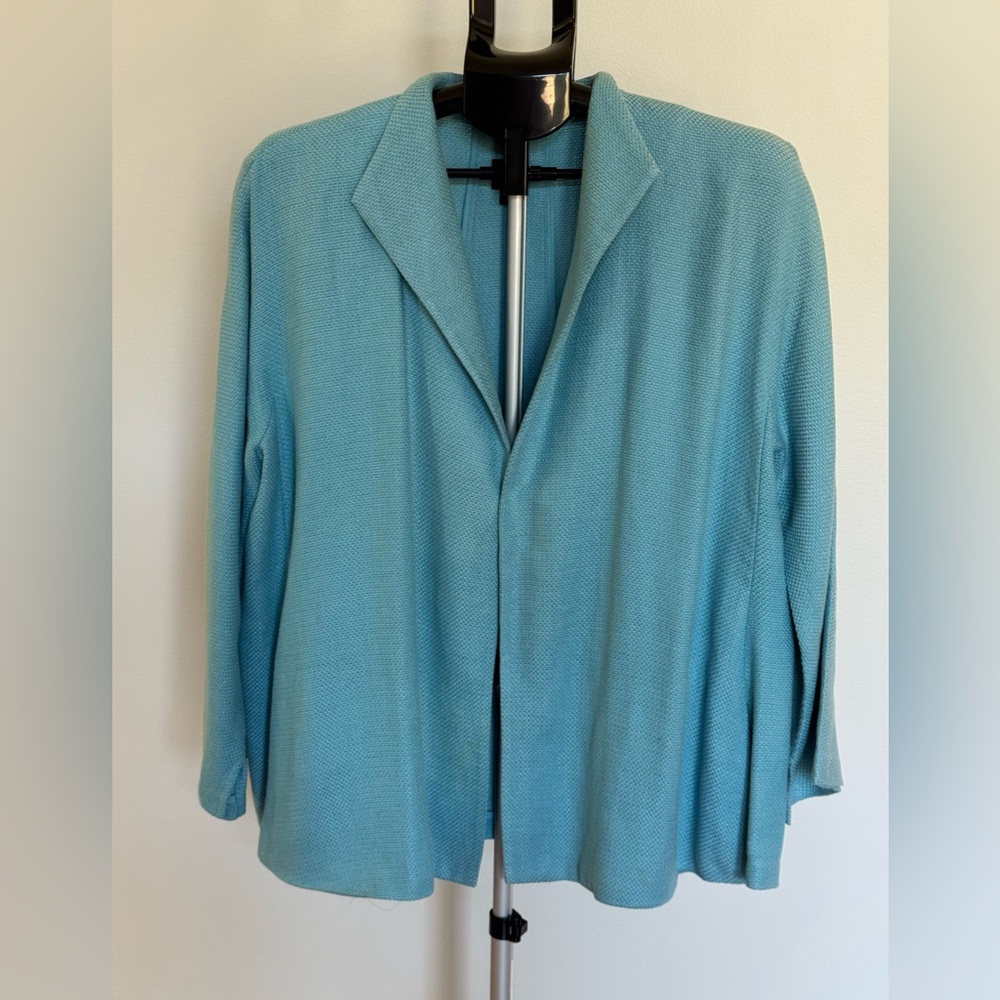 Eileen Fisher Linen Swing Jacket